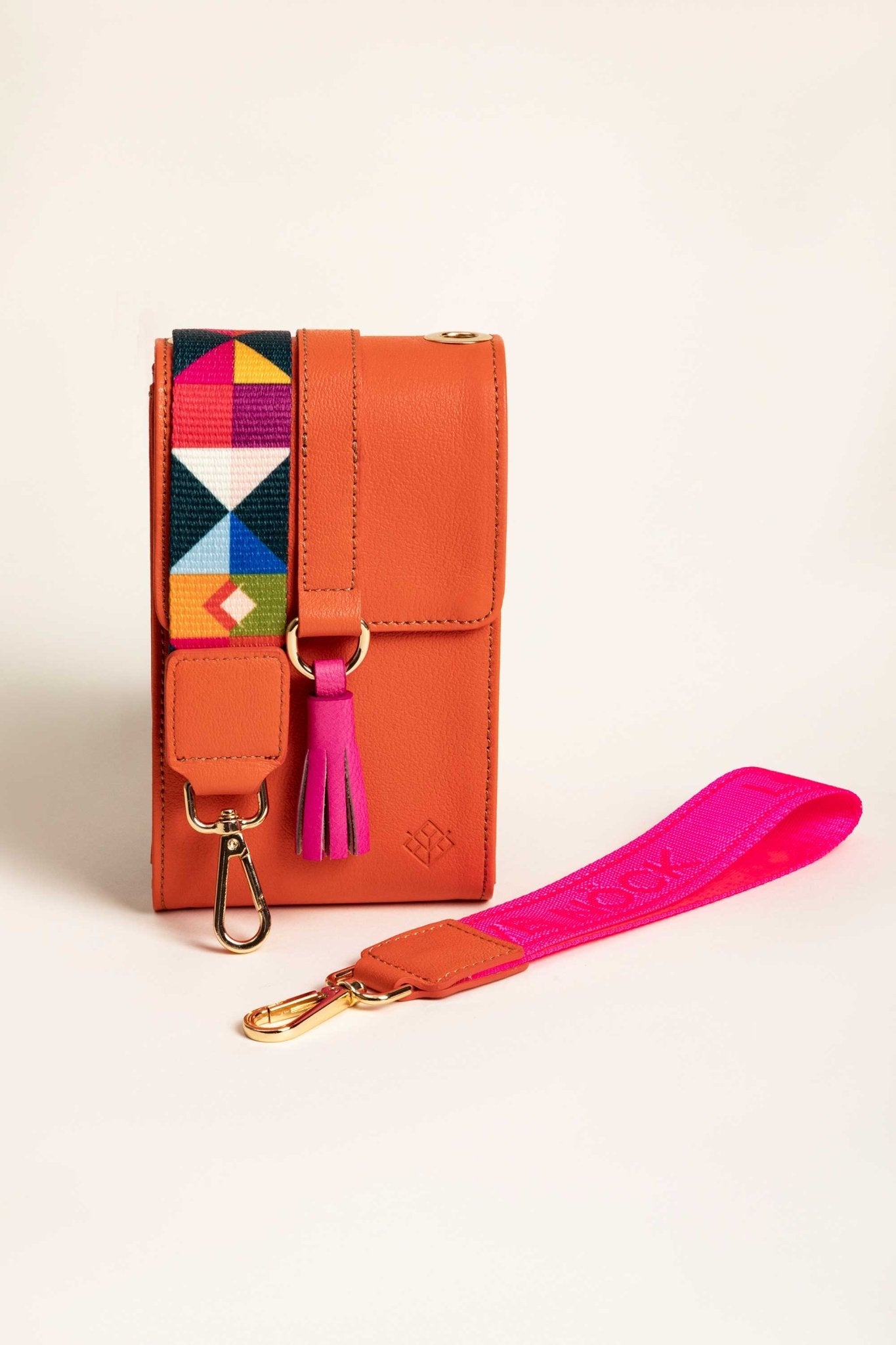 Crossbody Celular Naranja - Correa + pulsera - LOVENOCK