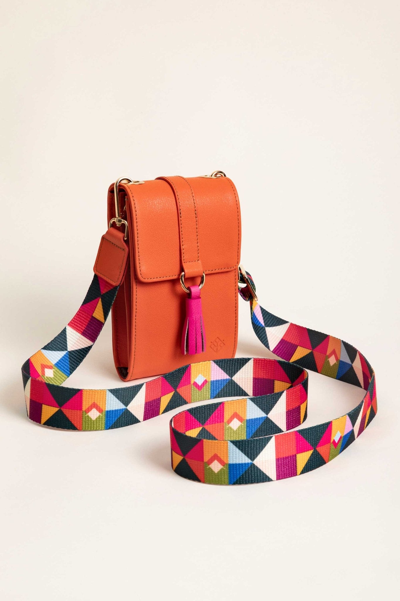 Crossbody Celular Naranja - Correa + pulsera - LOVENOCK