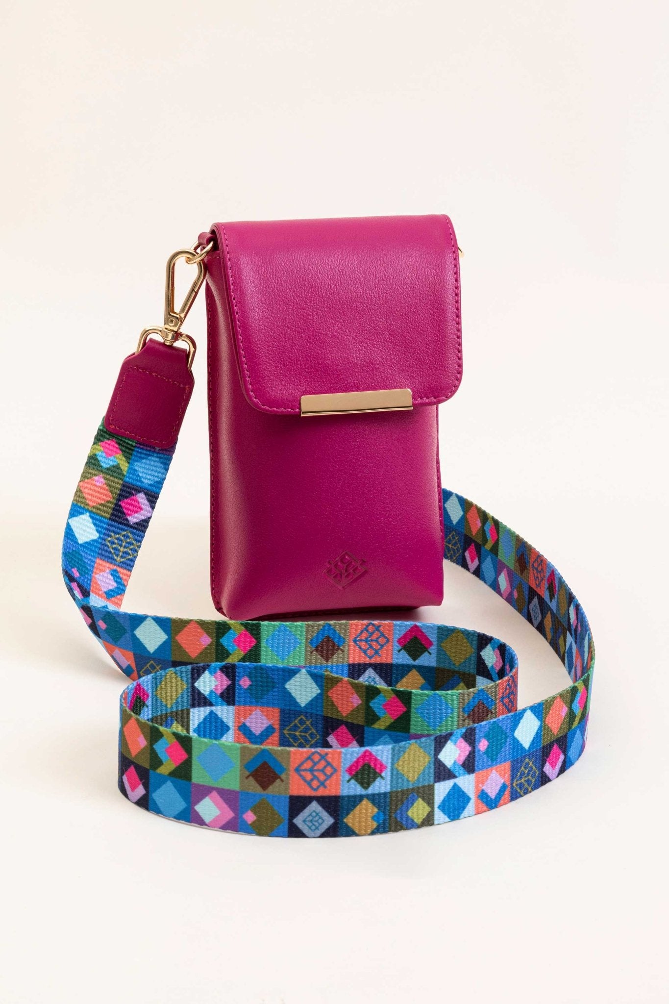 Crossbody Esencial Celular Orquídea - Doble Correa - LOVENOCK