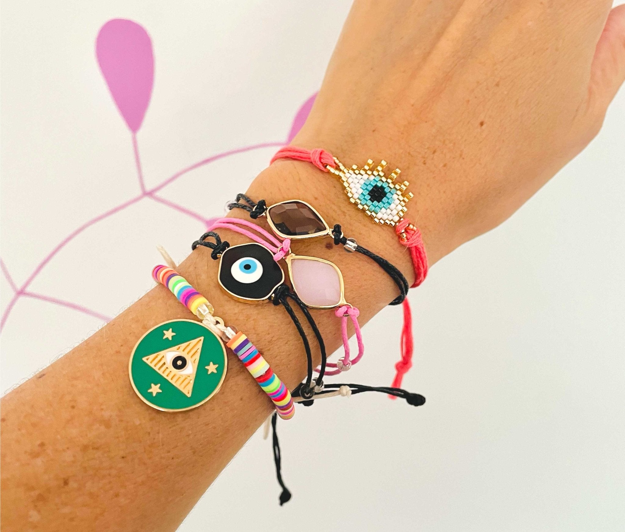 Pulsera mate rosa - LOVENOCK